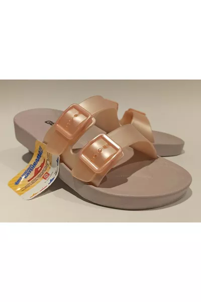 Anatomische zool verstelbare gesp strand-, zwembad-, balkon-, terras-, badkamer-, huis- en straatpantoffels