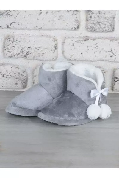 Pom-Pom Kids' Slippers