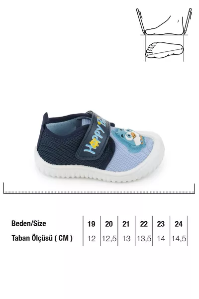 حذاء صيفي لطفل ولد من الكتان بعقدة وطيور سعيدة قابل للتعديل