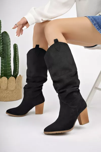 جزمة نسائية كاوبوي 