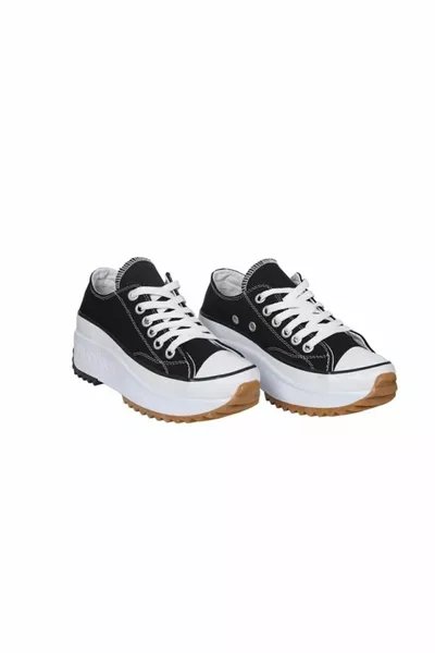 Black - Wanderson Run Star Unisex Canvas Sneaker Shoes