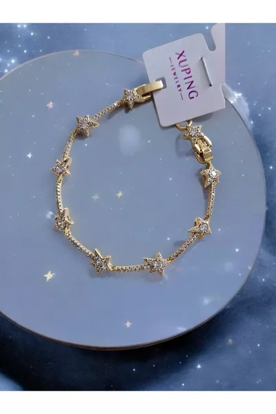 Звездный кулон с камнем циркон