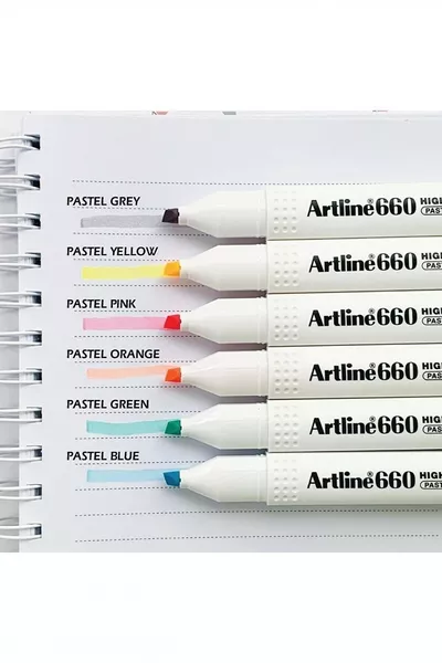 Набор из 6 пастельных флуоресцентных карандашей серии -2