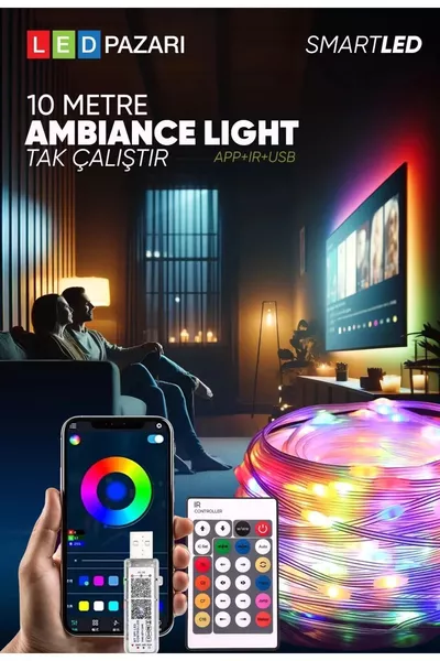  Meter RGB Geluidsgestuurde Afstandsbediening Telefoonbediening Schuifbare Magic LED Muziek RGB Strip Waterdicht