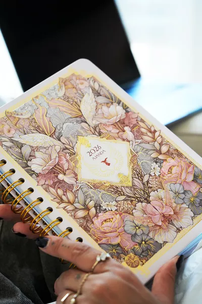 Спирална твърда корица  Седмичен мотивационен бележник 