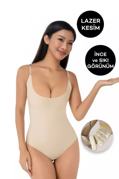 كورسيه نسائي قابل للتعديل بحمالات، مشد للبطن والخصر لتنسيق الجسم وتحديده وتجعله أنحف