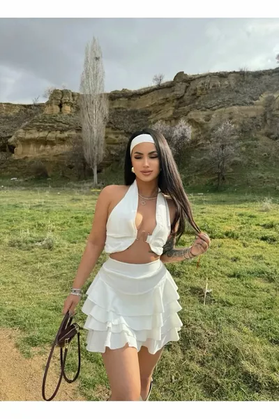 Mykonos White Skirt