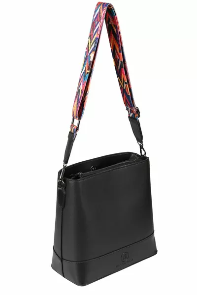 Zwarte crossbody schoudertas voor dames Juniper 