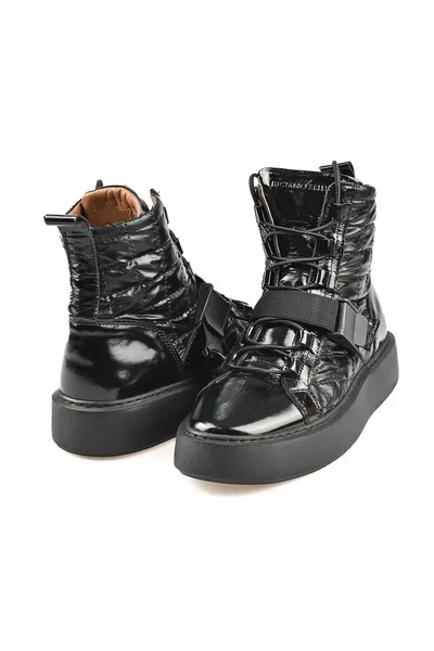  EVA BOOTS Luciano Bellini Echt leer orthopedische zool Sportstijl Postlaarzen voor heren