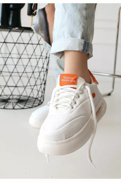 Chris White Skin Оранжевые кроссовки на шнуровке