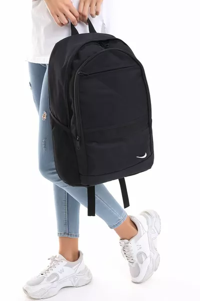 شنطة مدرسية - حقيبة ظهر - حقيبة مدرسية متوسطة - مقاومة للماء للبالغين تتكون من 2 قارورة ماء 3 مقصورات