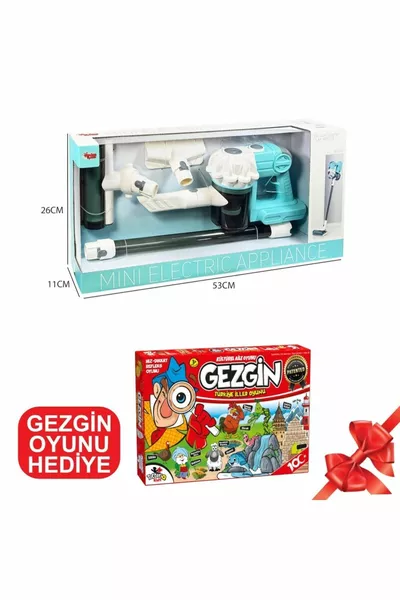 3 in 1 Toy Vertical Vacuum Cleaner