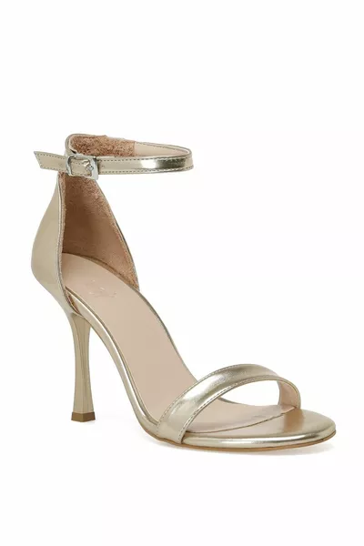 Jano.r 3fx Sandali con tacco da donna in oro