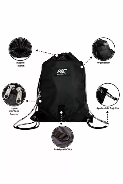 Sackpack Спортивная сумка черная  л