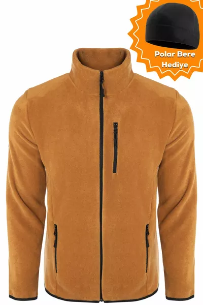 Men's Pro Windproof 5 Pockets Outdoor Full Zipper Fleece Jacket