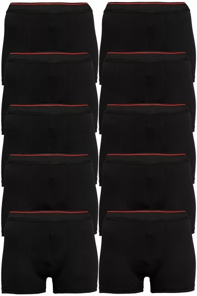 Boxer noir en coton lycra lot de  pour homme