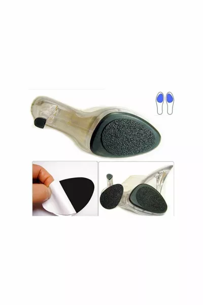 Нескользящая упаковка из 2 шт., которая прилипает под каблуками