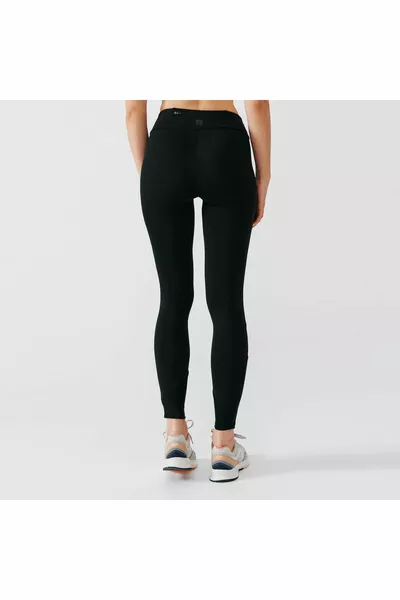 Women's Running Leggings - Black - Warm