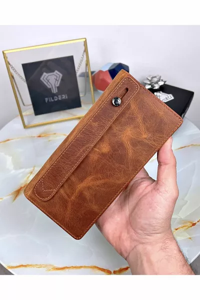 محفظة حجرة الهاتف كبيرة مع مغناطيس وحزام يد 