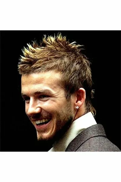 6mm Magnetic Men's Earrings Medium Diameter White Zircon Stone 1 Pair Magnetic Steel