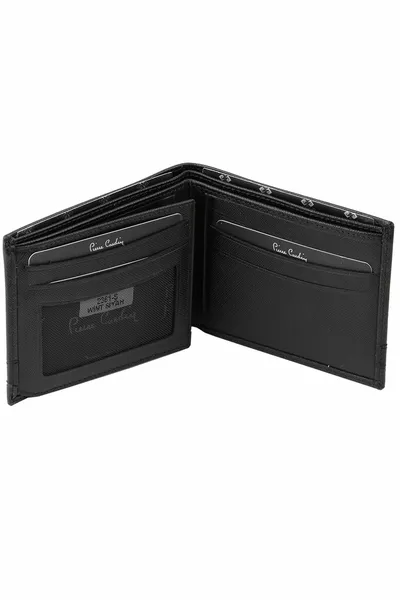 Portafoglio da uomo nero Wint Ribbon WS-1 