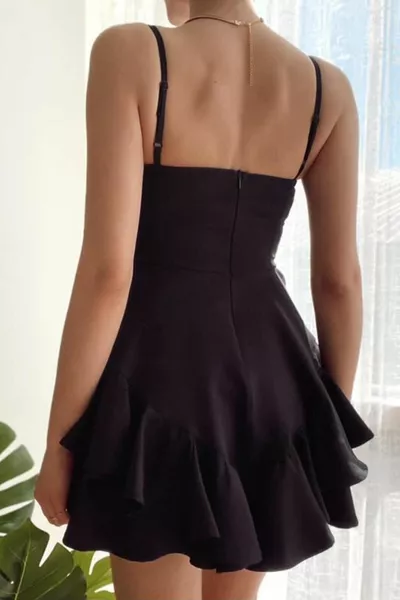 Robe à bretelles modèle princesse