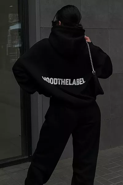 المرأة المطبوعة كبيرة الحجم ثلاثة موضوع الصوف مجموعة بدلة رياضية