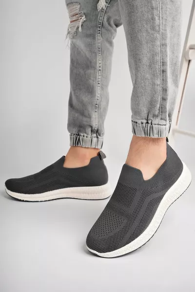 حذاء رياضي مرن تنفس تريكو أحذية عارضة