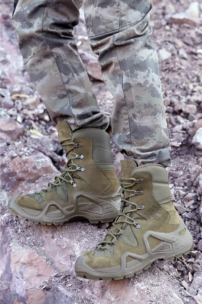 nh الرجال الكاكي للماء الأحذية العسكرية التكتيكية ميريديان