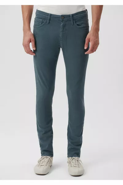 James Navy Opzichtige Broek 