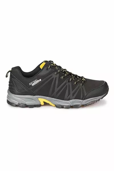 Shell Black Yellow B-6 Men's Waterproof Shoes black