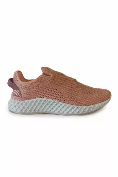 Dames Powder Pastela Knitwear Casual Sneakers  