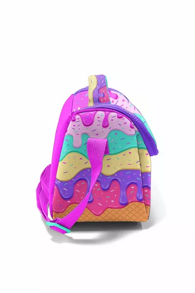 Enfants rose coloré crème glacée à motifs Thermo Lunch Box 