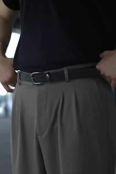 Cintura con fibbia da uomo