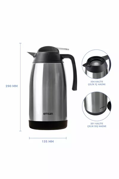 Nouveau Vega 2,1 Lt Thermos Inox