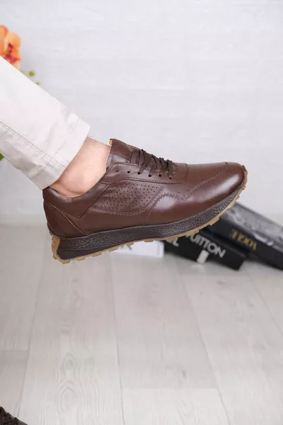 CUIR VÉRITABLE, BASKETS ORTHOPÉDIQUES TRÈS LÉGÈRES CHAUSSURES POUR HOMMES