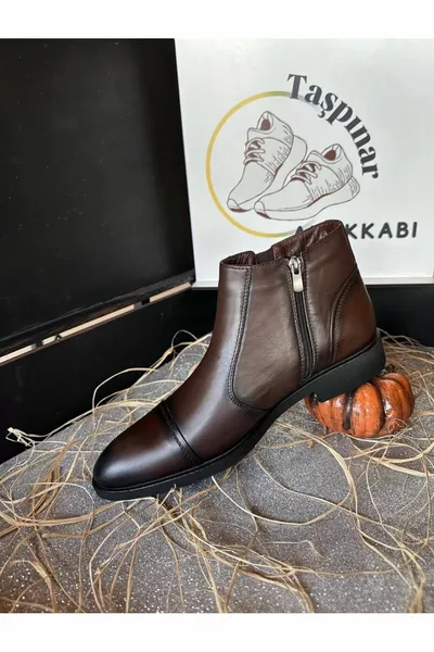 Taşpınar % Leder Herren Casual Winter Bequeme Klassische Stiefel 