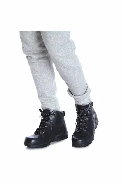 Manoa Leather Se Bottes d’extérieur noires pour hommes Sportie