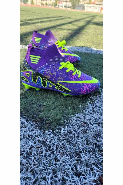 Детски футболни обувки Air Laliga Футболни обувки Prof Обувки за футбол Обувки Astroturf Футболни обувки с чорапи