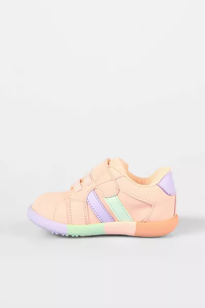 Heika Basic Fille First Step Powder Sneakers