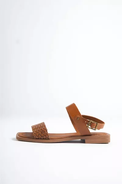 Женские повседневные сандалии из натуральной кожи TD