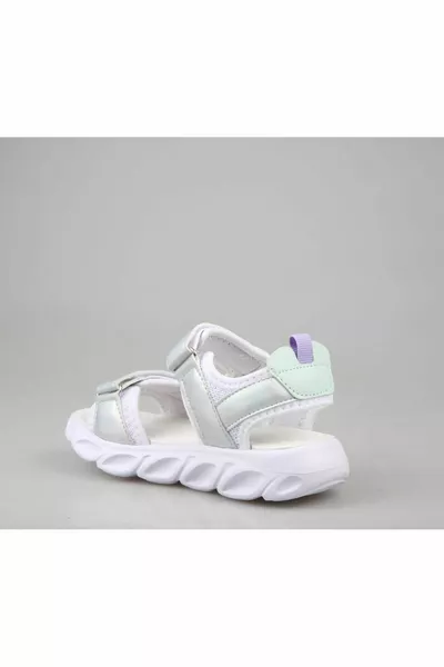 Hilda Silberne Kinder Sandalen