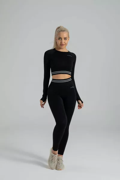 لباس ضيق مفصل للضغط مع أحزمة تجميع