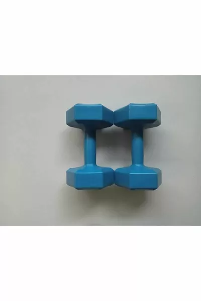 Tritex 2kg x 2 Stück Angular Plastk Blau Hantel-Hantel-Set