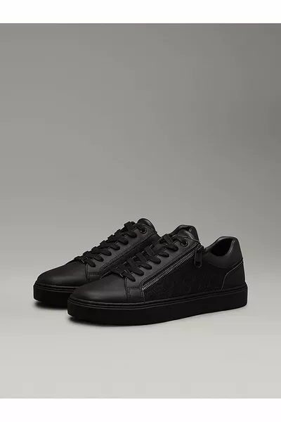 LOW TOP LACE UP W/ ZIP MONO