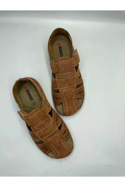 Günlük Erkek Konforlu Sandalet Ortopedik Tabanı