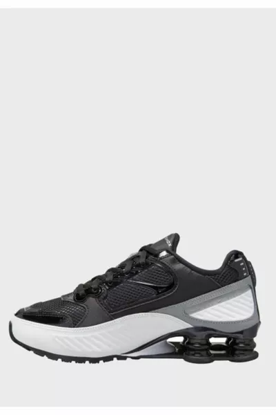 Унисекс Белые Черные Shox Enigma Кроссовки  