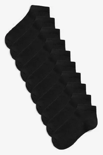 قطن أسود جودة موسمية جوارب بطول الكاحل  قطع 