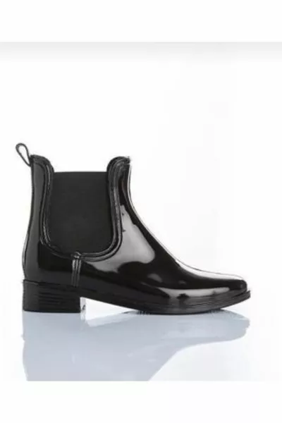 I. أحذية المطر البلاستيكية القصيرة المطاطية للمرأة المسلمة