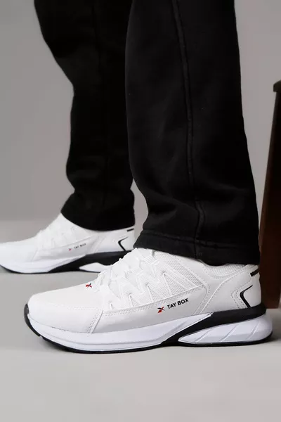 Унисекс Белая ортопедическая повседневная обувь для ходьбы